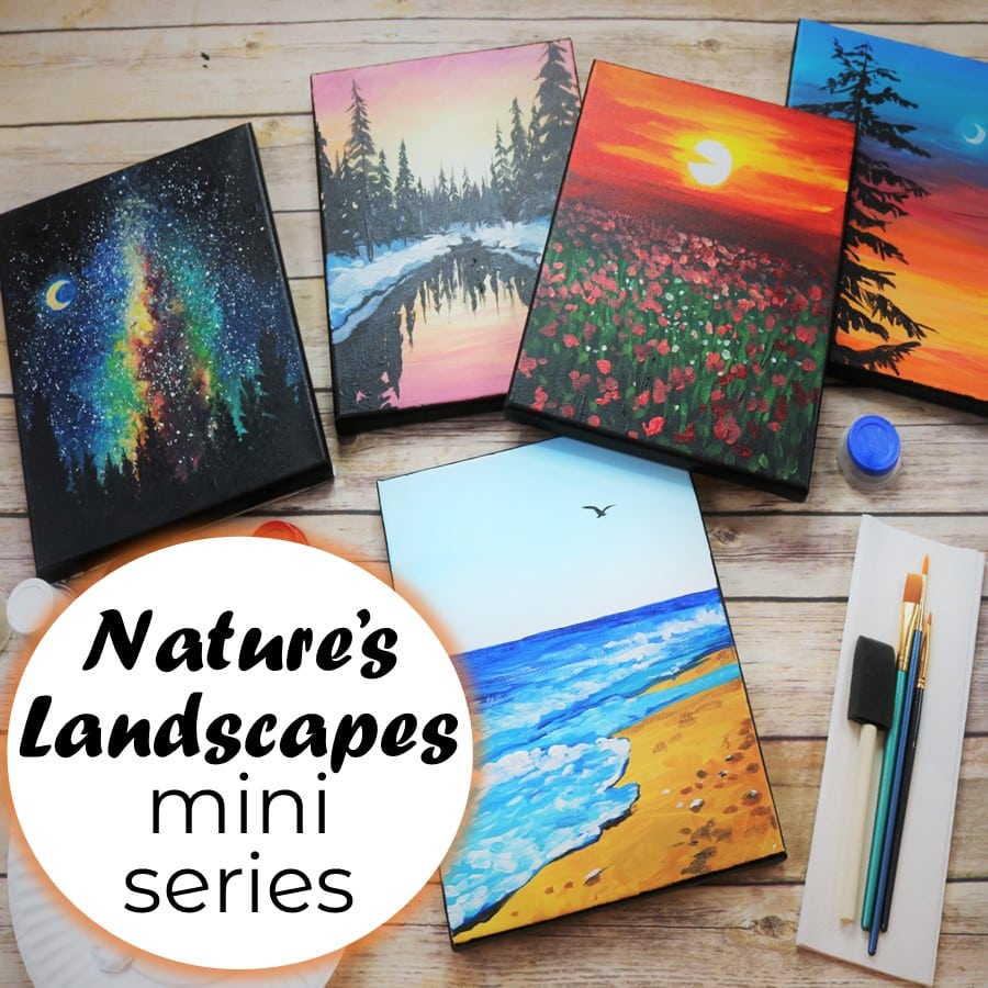 Nature's Landscapes Painting Mini Series - Uncorked Canvas